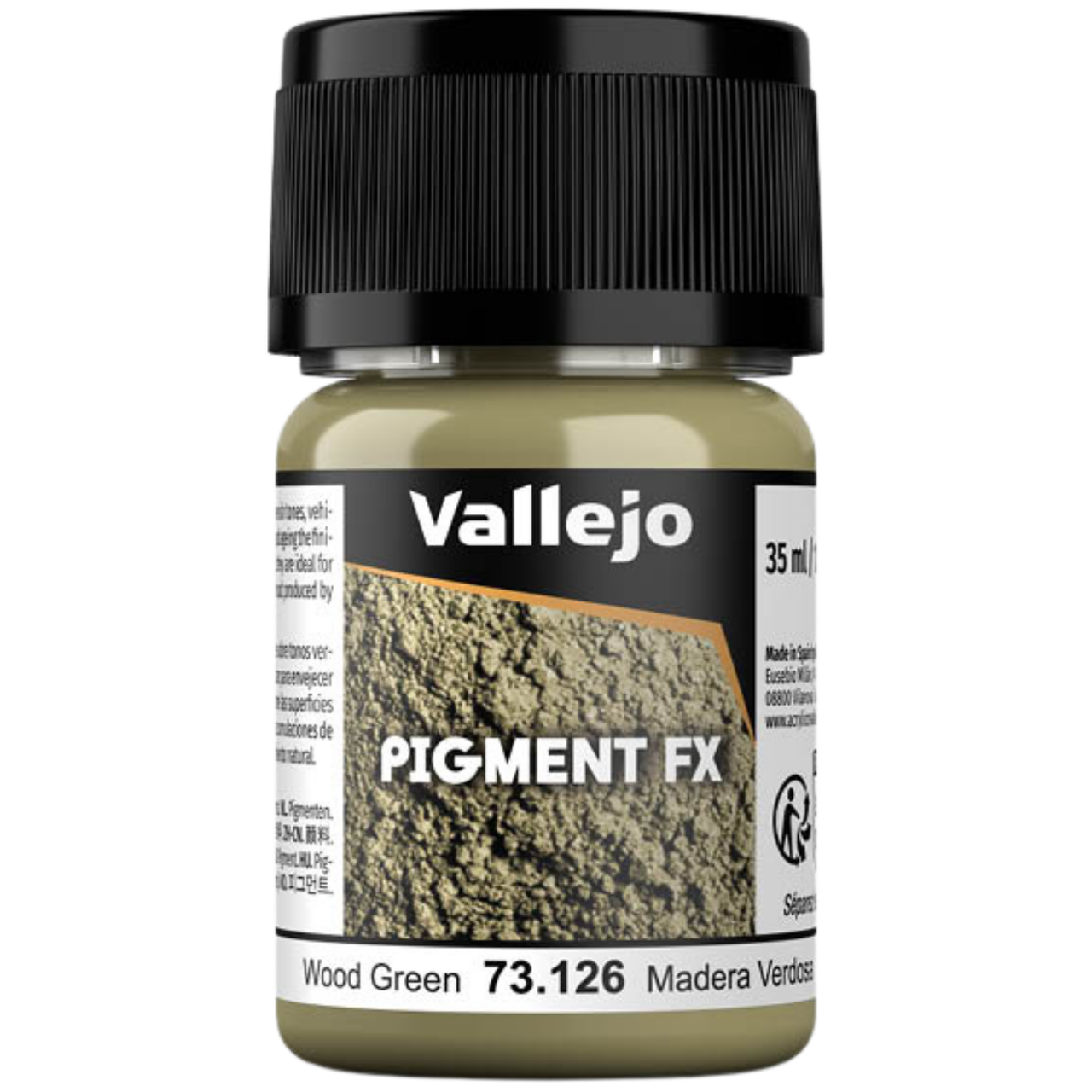 Acrylicos Vallejo: Wood Green - Pigment FX 35ml、Acrylicos Vallejo, S.L.、kayou