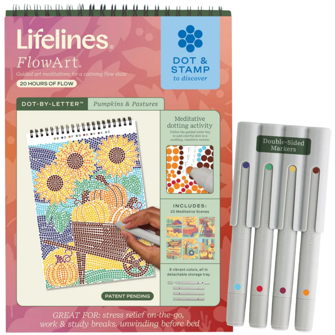 Lifelines FlowArt: Dot-by-Letter - Pumpkins & Pastures、Lifelines、kayou
