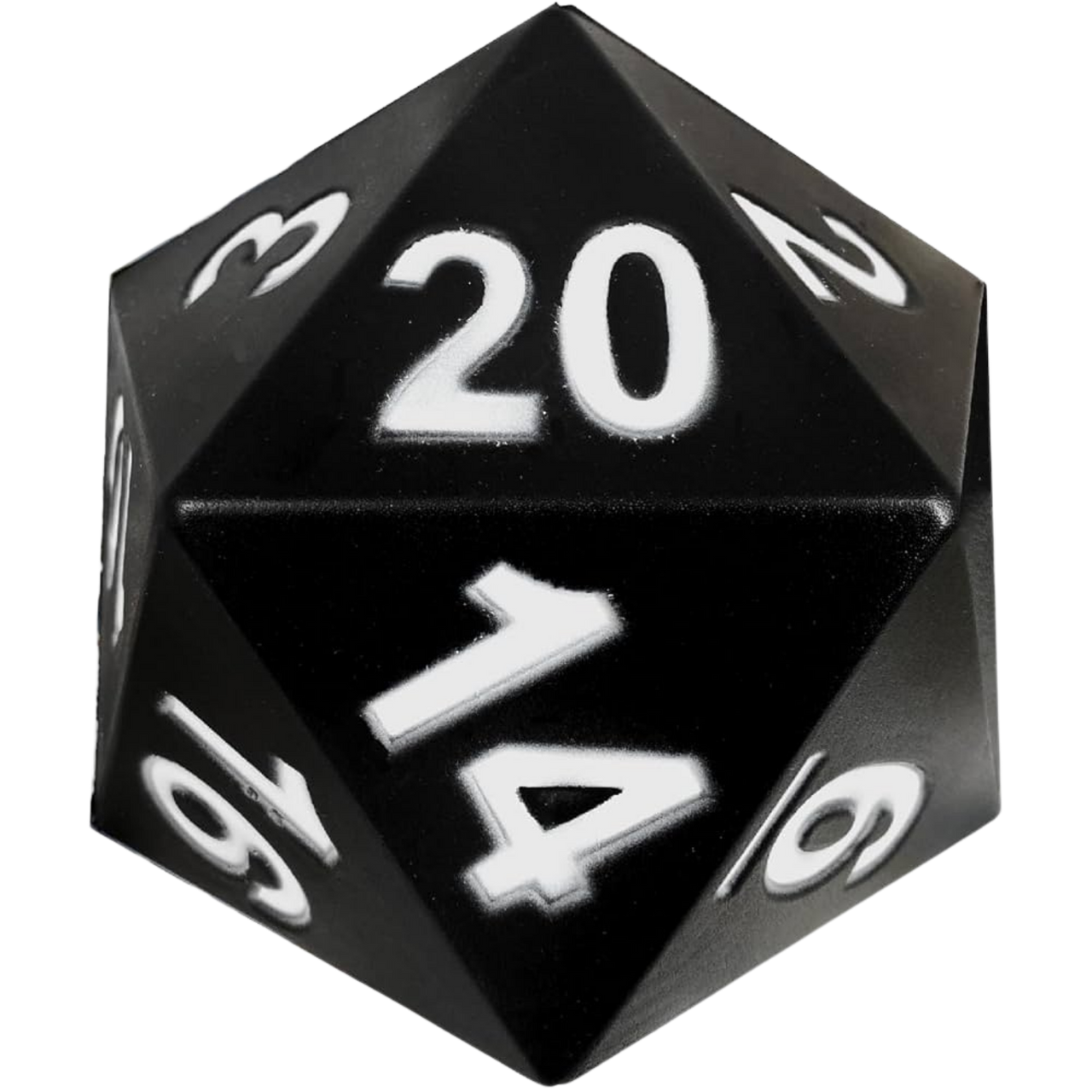 KESS Giant D20 Foam Dice - Black - Game Nerdz