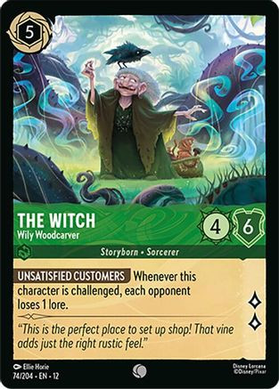 The Witch - Wily Woodcarver (74/204) - Wilds Unknown、Ravensburger、kayou