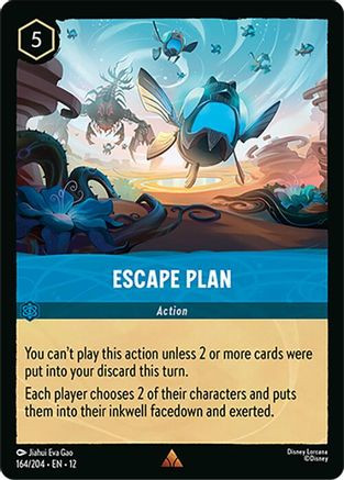 Escape Plan (164/204) - Wilds Unknown Cold Foil - Game Nerdz