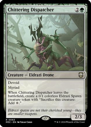 Chittering Dispatcher (Ripple Foil) (M3C-063) - Modern Horizons 3 Commander Foil、Wizards of the Coast、kayou