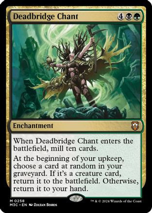 Deadbridge Chant (Ripple Foil) (M3C-258) - Modern Horizons 3 Commander Foil、Wizards of the Coast、kayou