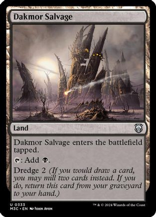 Dakmor Salvage (Ripple Foil) (M3C-333) - Modern Horizons 3 Commander Foil、Wizards of the Coast、kayou