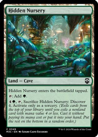 Hidden Nursery (Ripple Foil) (M3C-349) - Modern Horizons 3 Commander Foil、Wizards of the Coast、kayou