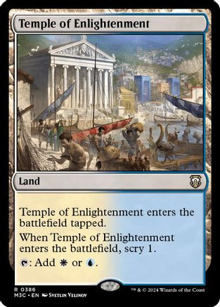 Temple of Enlightenment (Ripple Foil) (M3C-386) - Modern Horizons 3 Commander Foil、Wizards of the Coast、kayou