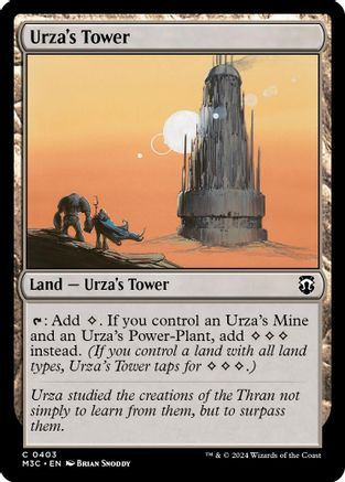 Urza's Tower (Ripple Foil) (M3C-403) - Modern Horizons 3 Commander Foil、Wizards of the Coast、kayou
