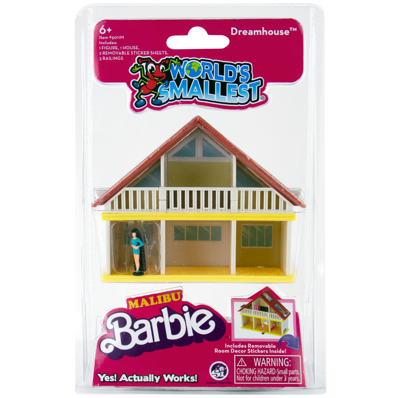 World's Smallest: Malibu Barbie Dreamhouse - Totally Hair Barbie、Super Impulse USA、kayou