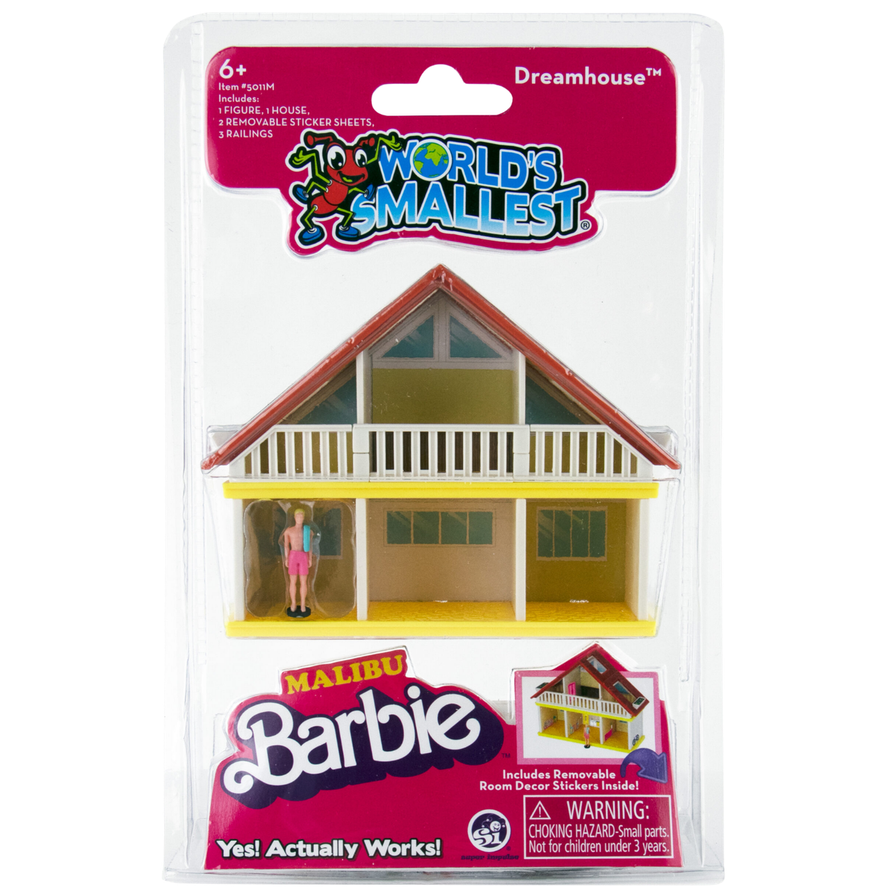 World's Smallest: Malibu Barbie Dreamhouse - Ken、Super Impulse USA、kayou