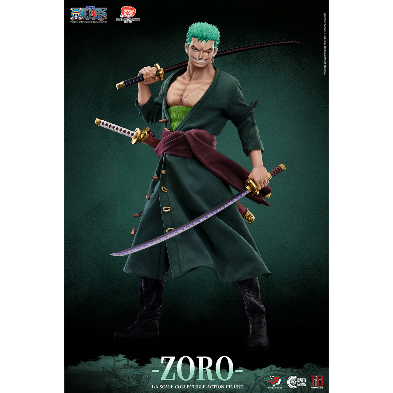 One Piece: Roronoa Zoro - 1/6th Scale Action Figure (Deluxe