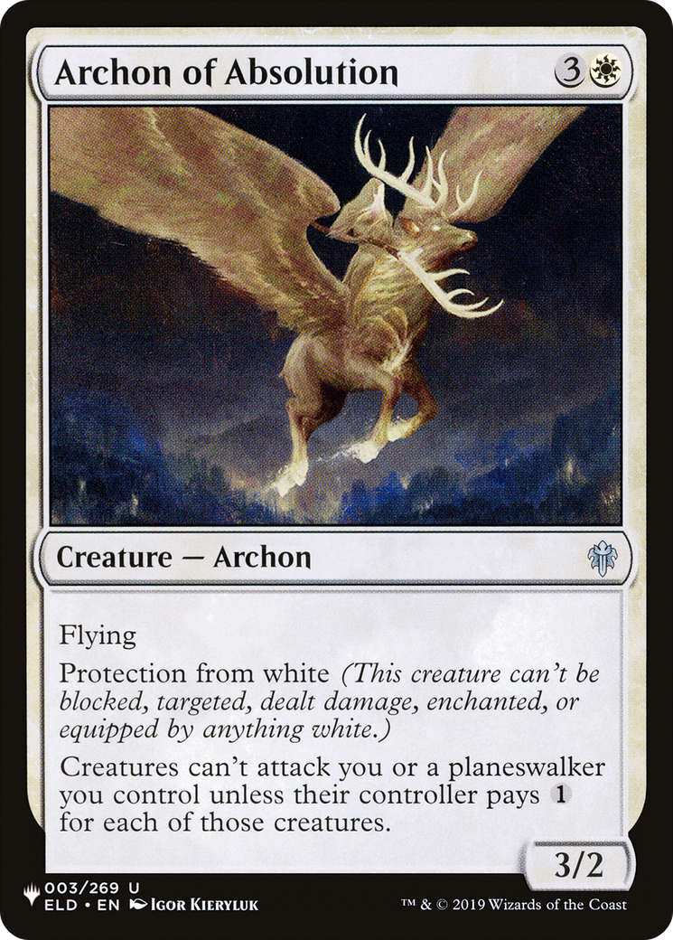 Archon of Absolution (LIST-003/269) - The List、Wizards of the Coast、kayou