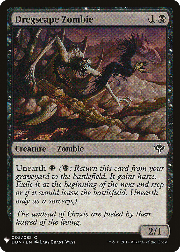 Dregscape Zombie (LIST-005) - The List、Wizards of the Coast、kayou
