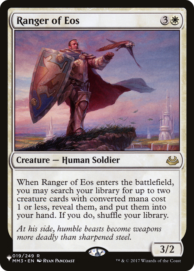 Ranger of Eos (MM3) (LIST-019/249) - The List、Wizards of the Coast、kayou