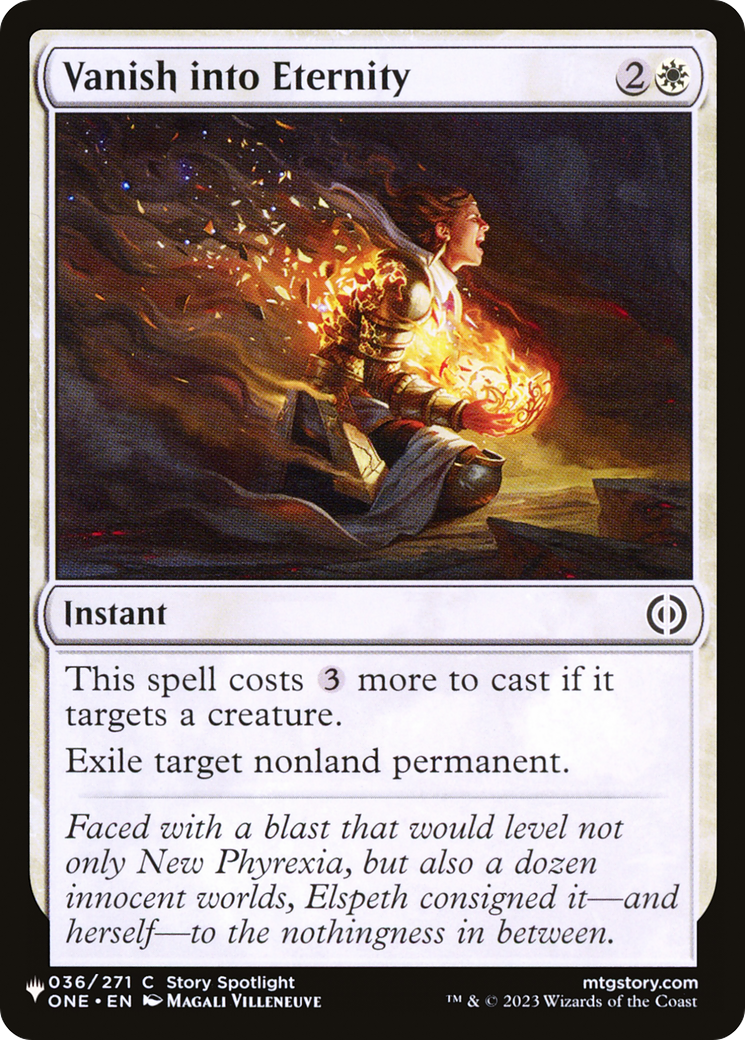 Vanish into Eternity (LIST-036/271) - The List、Wizards of the Coast、kayou