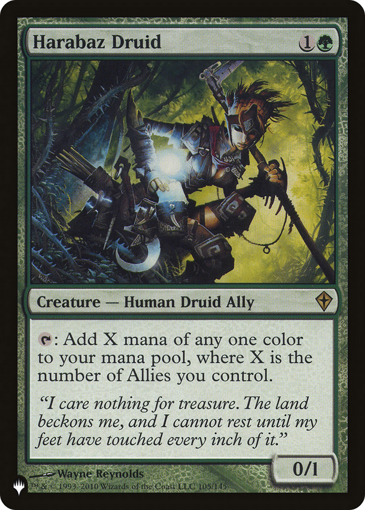 Harabaz Druid (LIST-105/145) - The List、Wizards of the Coast、kayou