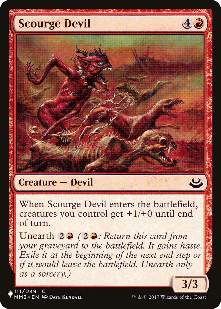 Scourge Devil (LIST-111/249) - The List、Wizards of the Coast、kayou