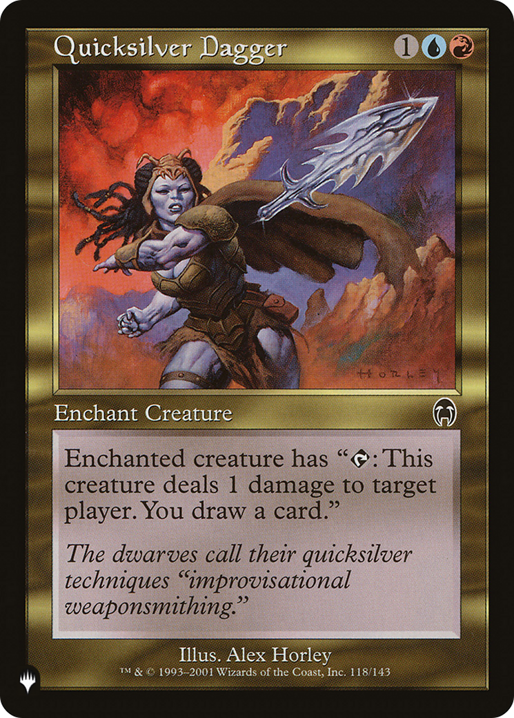 Quicksilver Dagger (LIST-118/143) - The List、Wizards of the Coast、kayou
