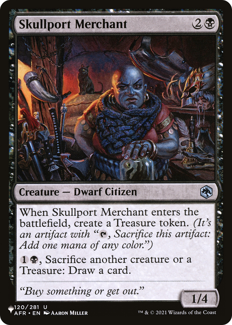 Skullport Merchant (LIST-120/281) - The List、Wizards of the Coast、kayou
