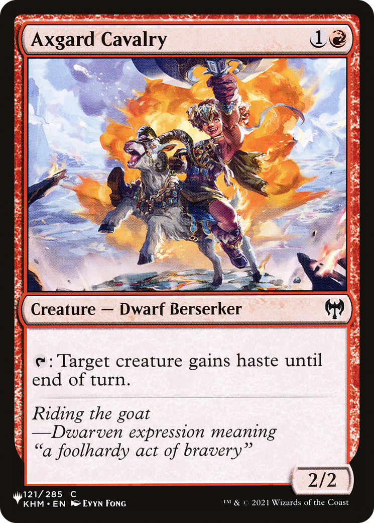 Axgard Cavalry (LIST-121/285) - The List、Wizards of the Coast、kayou