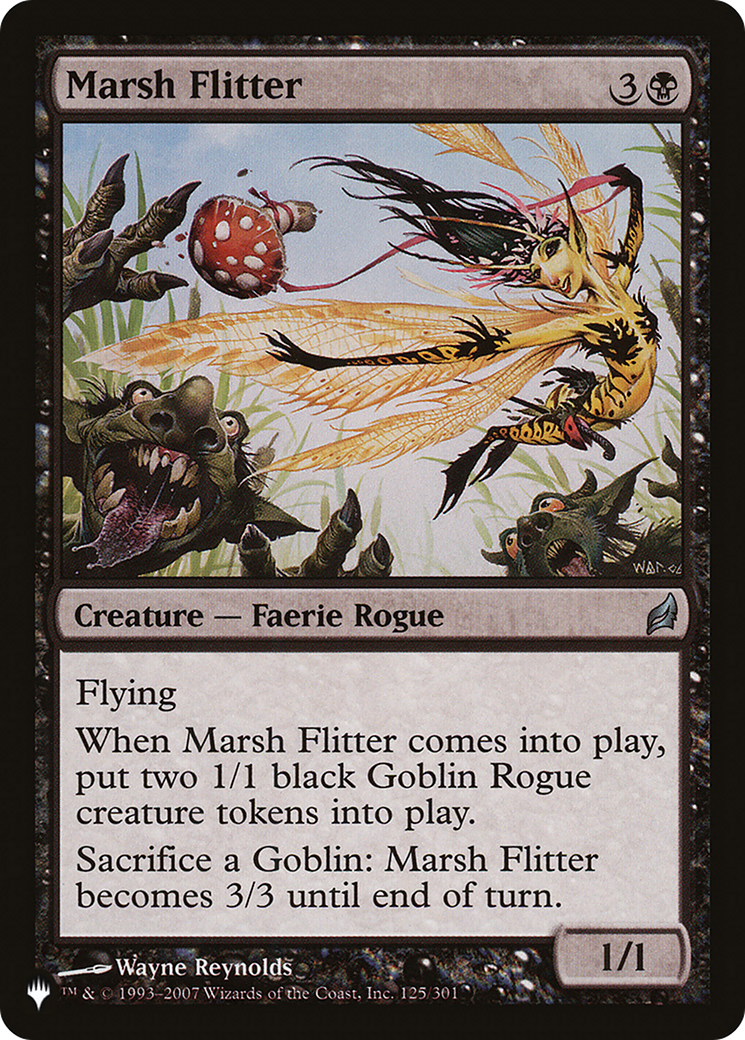Marsh Flitter (LIST-125/301) - The List、Wizards of the Coast、kayou