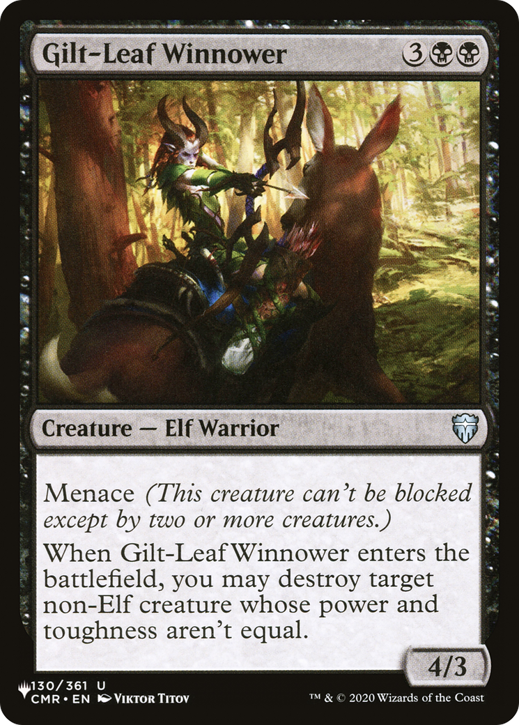 Gilt-Leaf Winnower (LIST-130/361) - The List、Wizards of the Coast、kayou