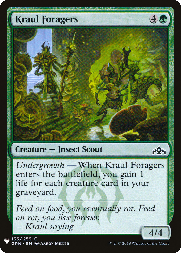 Kraul Foragers (LIST-135) - The List、Wizards of the Coast、kayou