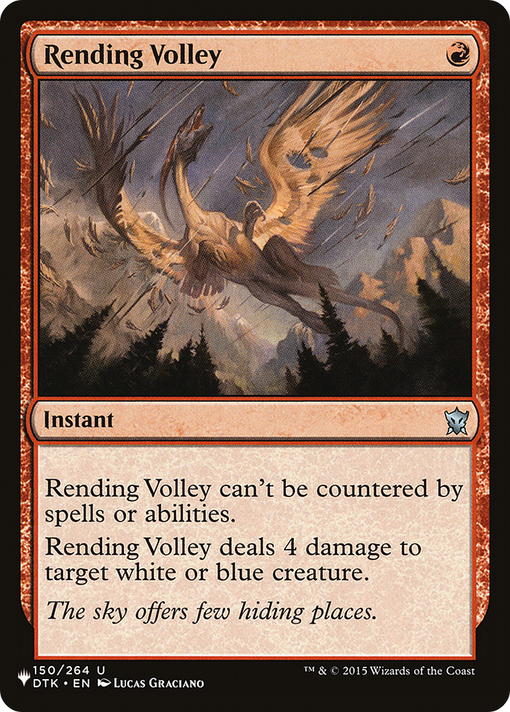 Rending Volley (LIST-150/264) - The List、Wizards of the Coast、kayou