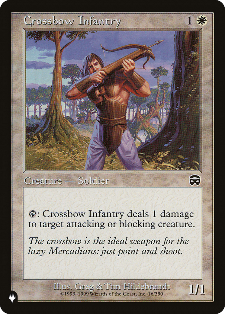 Crossbow Infantry (LIST-16/350) - The List、Wizards of the Coast、kayou