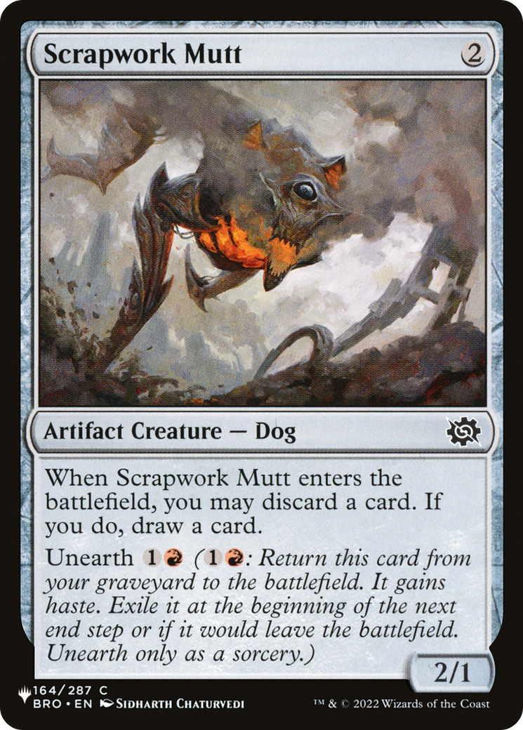 Scrapwork Mutt (LIST-164/012) - The List、Wizards of the Coast、kayou