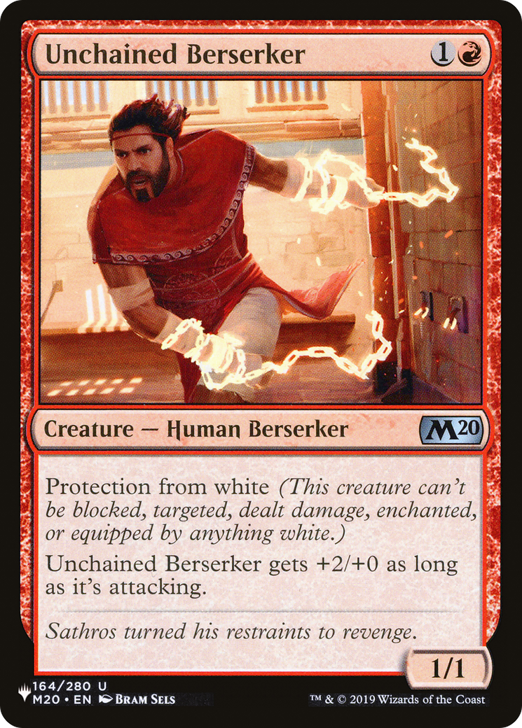 Unchained Berserker (LIST-164/280) - The List、Wizards of the Coast、kayou