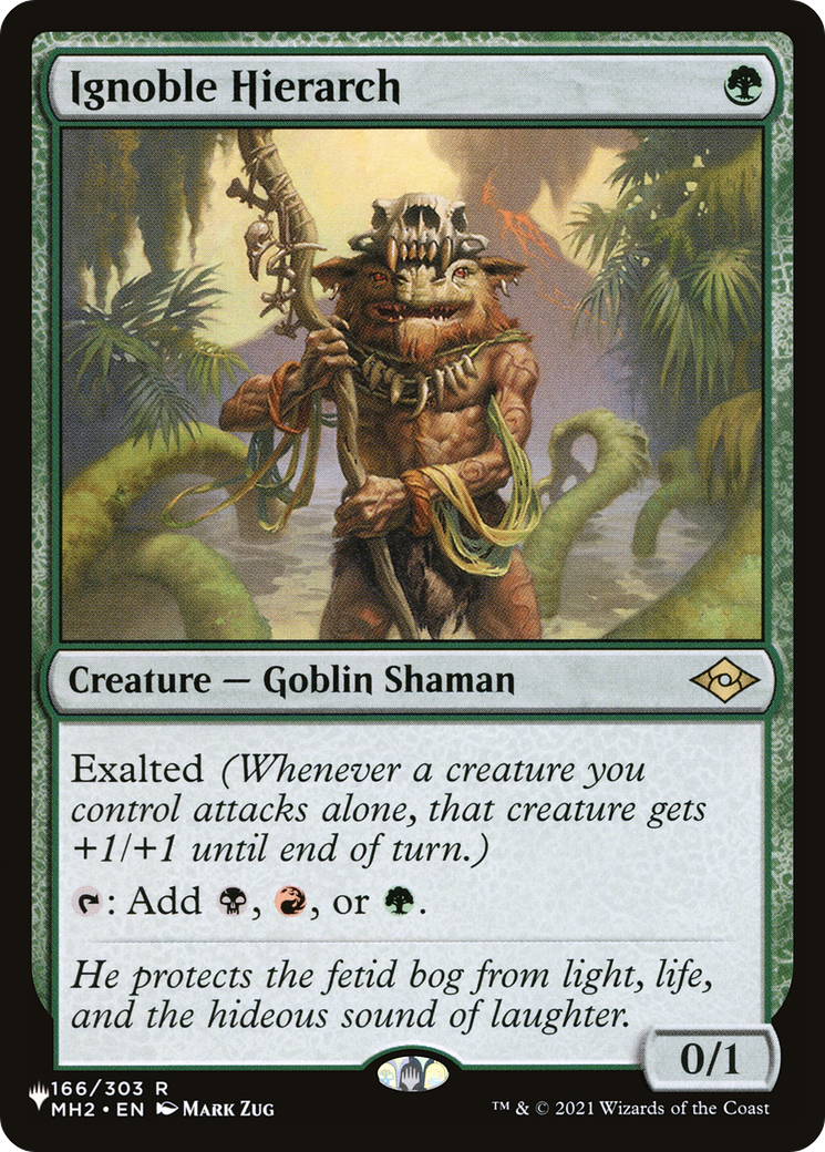 Ignoble Hierarch (LIST-166/303) - The List、Wizards of the Coast、kayou