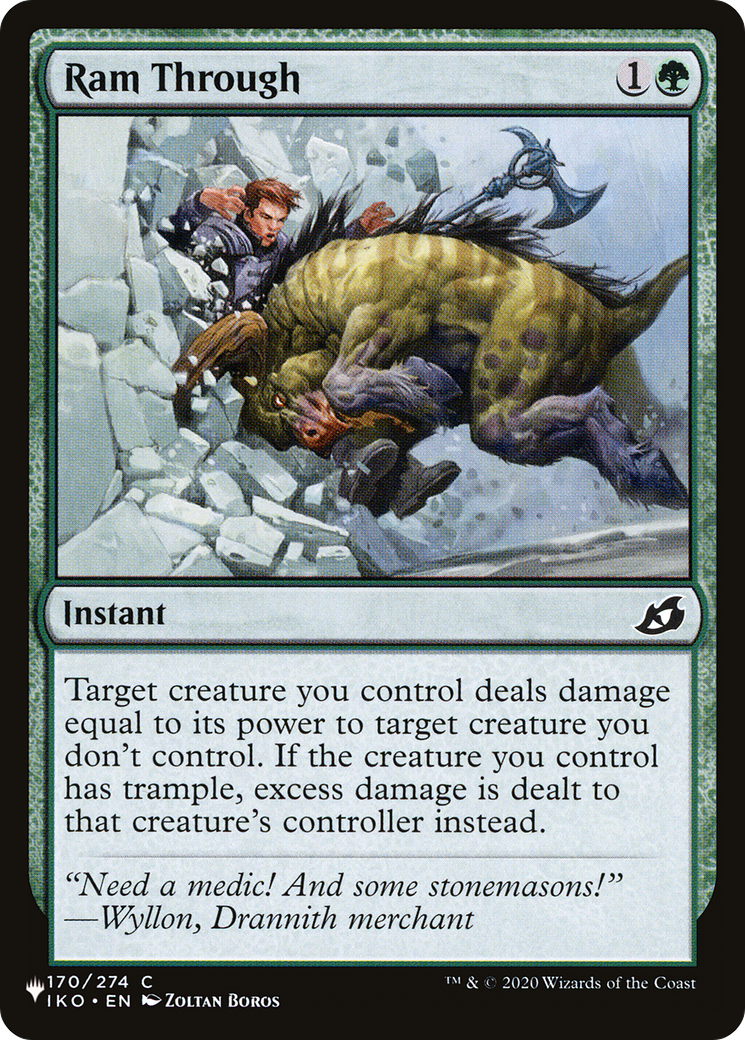 Ram Through (LIST-170/274) - The List、Wizards of the Coast、kayou
