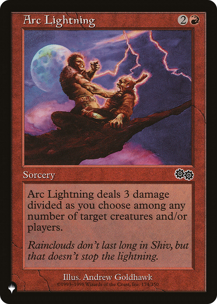 Arc Lightning (LIST-174/350) - The List、Wizards of the Coast、kayou