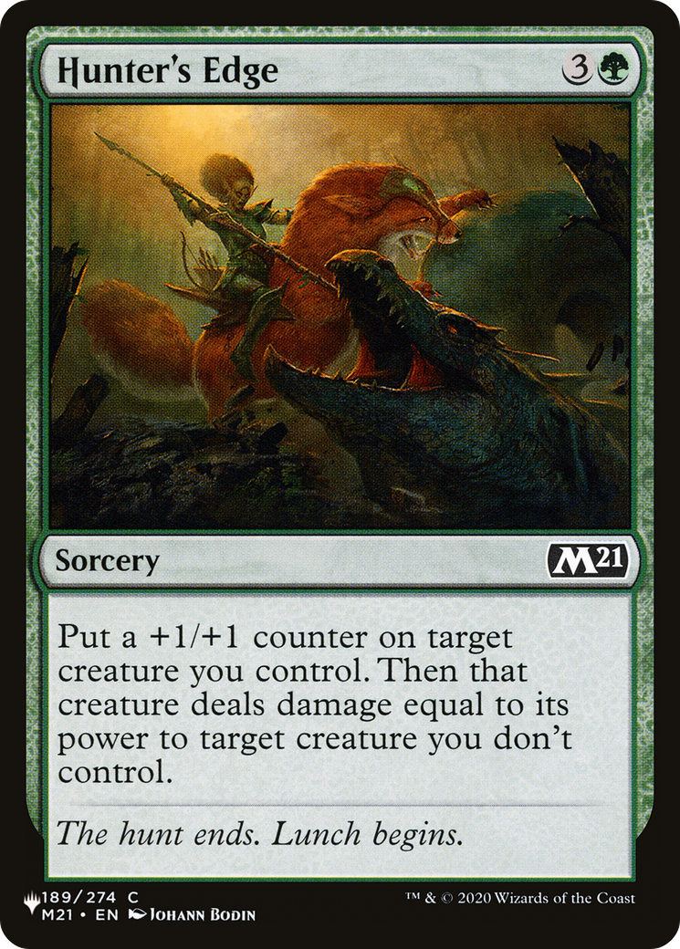 Hunter's Edge (LIST-189/274) - The List、Wizards of the Coast、kayou
