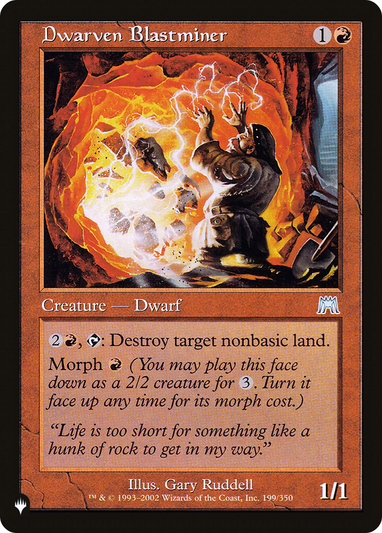 Dwarven Blastminer (LIST-199/350) - The List、Wizards of the Coast、kayou