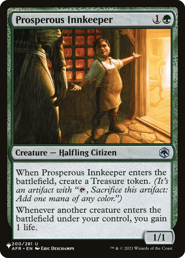 Prosperous Innkeeper (LIST-200/281) - The List、Wizards of the Coast、kayou