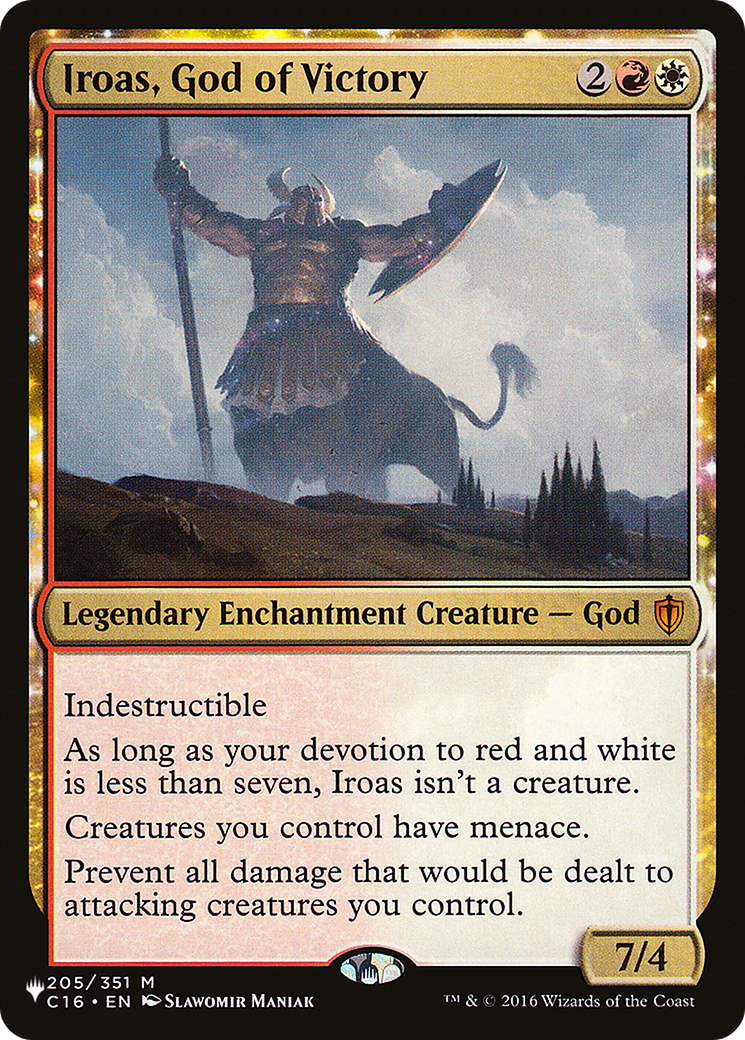 Iroas, God of Victory (LIST-205/351) - The List: (enchantment)、Wizards of the Coast、kayou