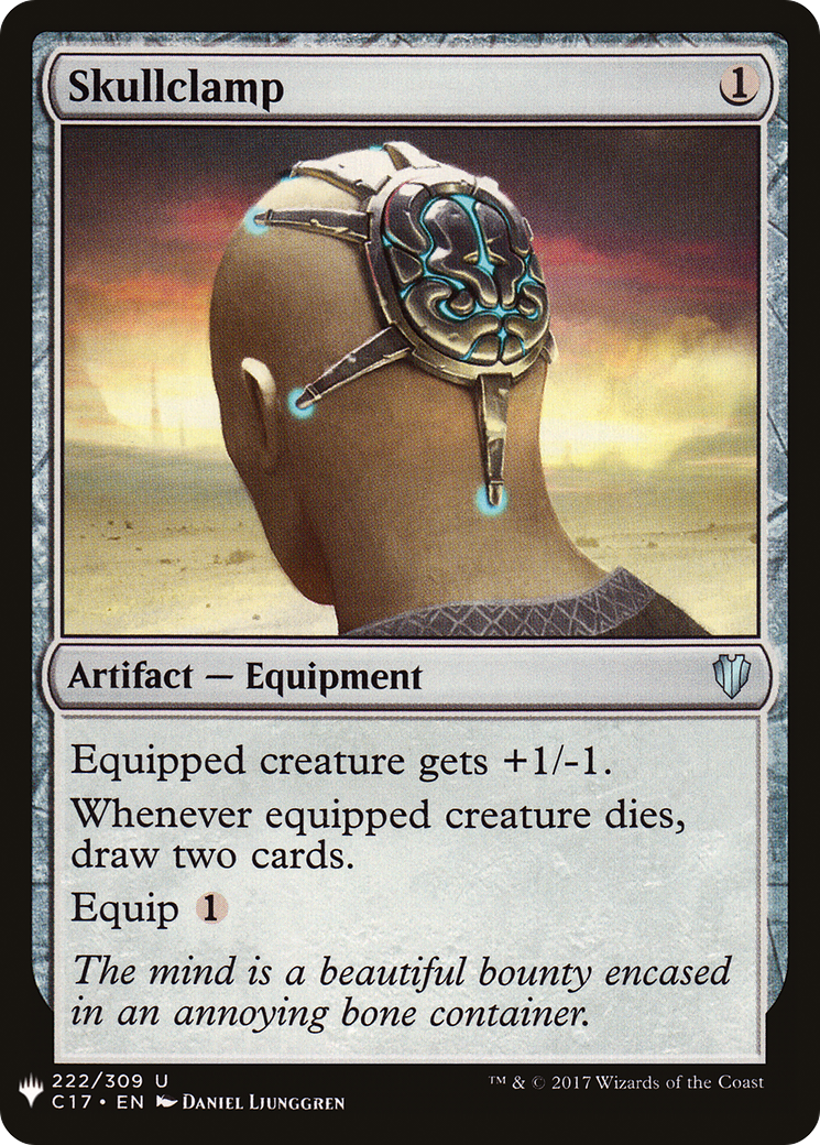 Skullclamp (C17) (LIST-222) - The List、Wizards of the Coast、kayou