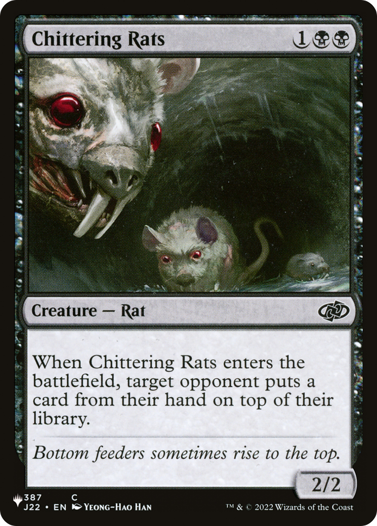 Chittering Rats (LIST-387/051) - The List、Wizards of the Coast、kayou