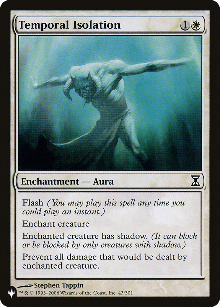 Temporal Isolation (LIST-43/301) - The List、Wizards of the Coast、kayou