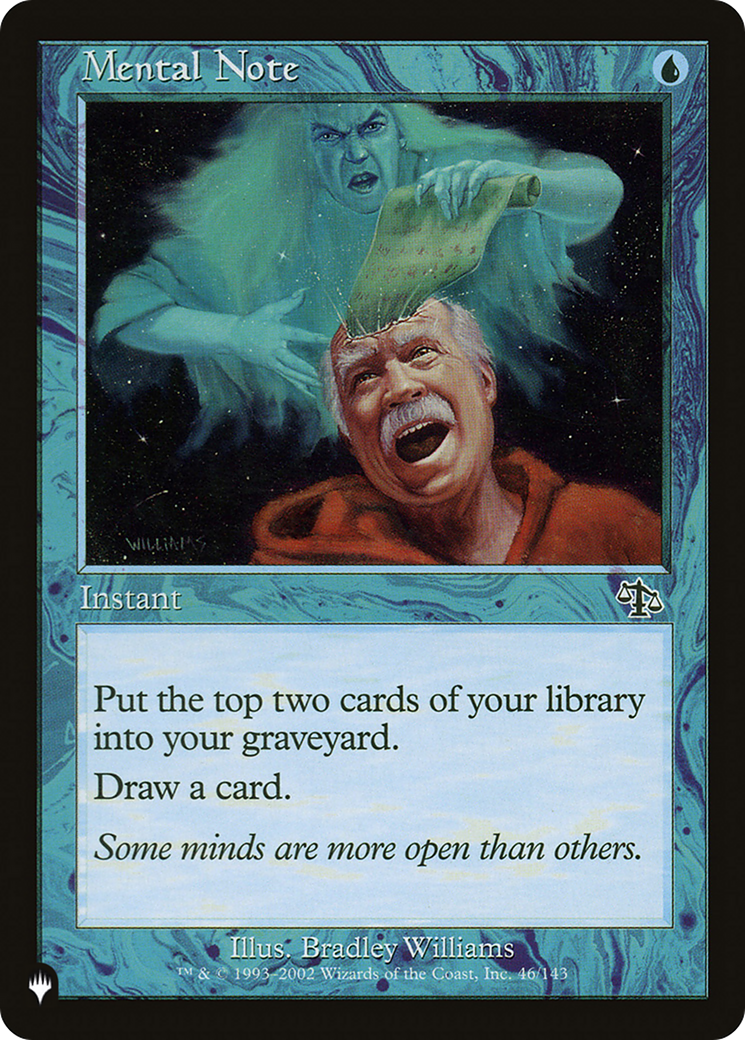 Mental Note (LIST-46/143) - The List、Wizards of the Coast、kayou
