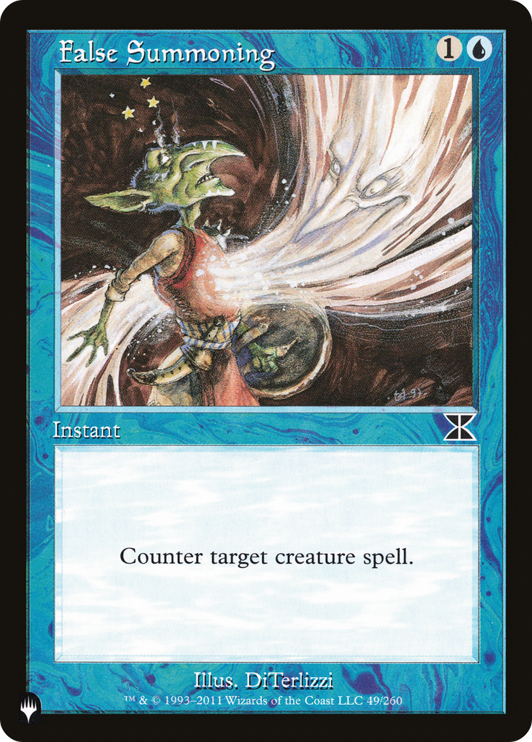 False Summoning (LIST-49/260) - The List、Wizards of the Coast、kayou