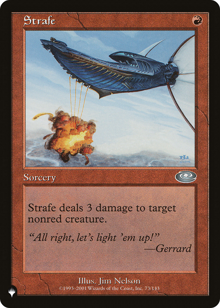 Strafe (LIST-73/143) - The List、Wizards of the Coast、kayou