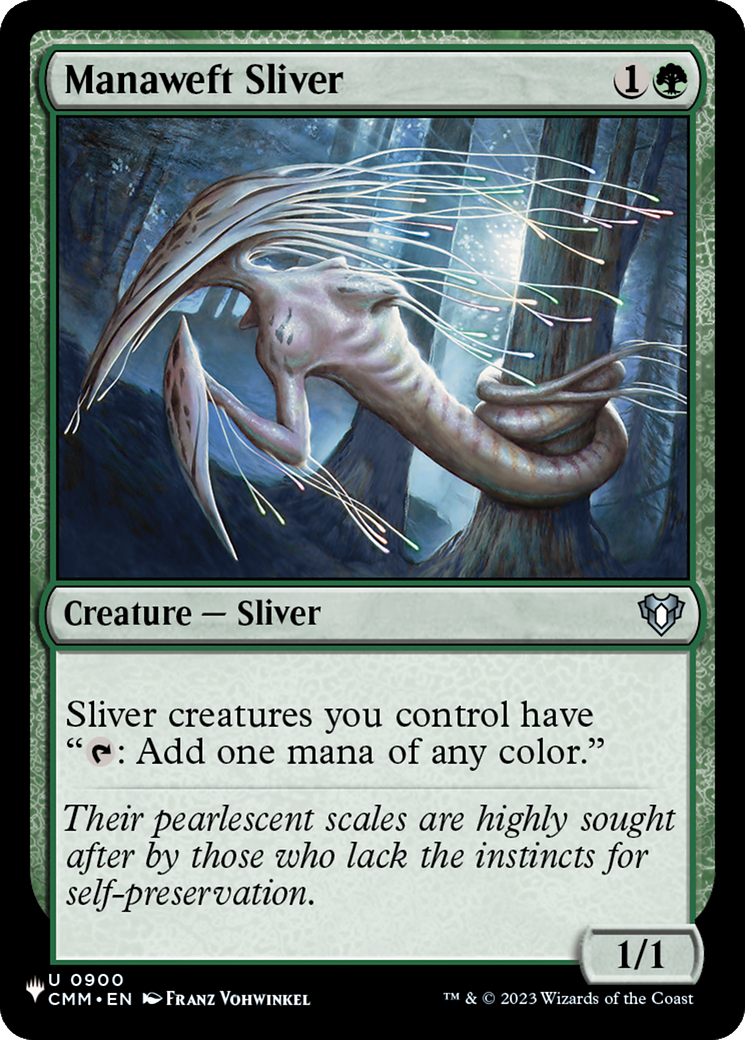 Manaweft Sliver (CMM) (LIST-900) - The List、Wizards of the Coast、kayou
