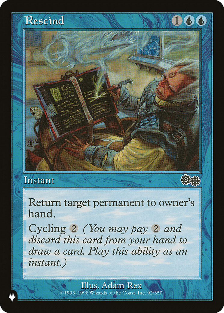 Rescind (LIST-92/350) - The List、Wizards of the Coast、kayou