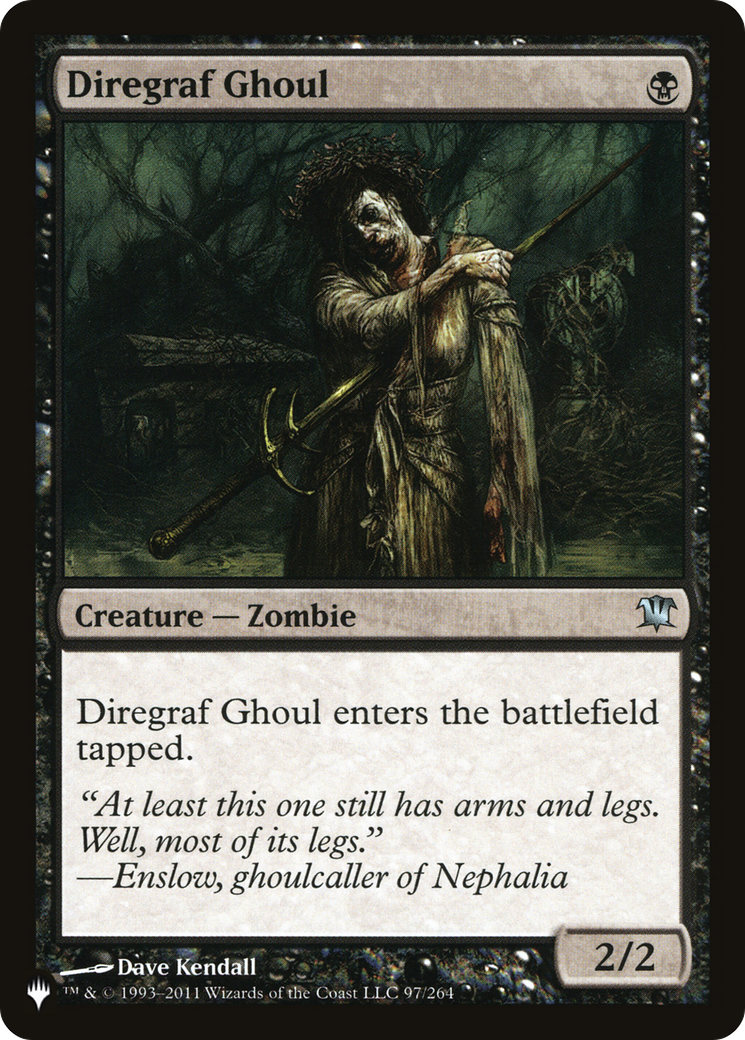 Diregraf Ghoul (LIST-97/264) - The List、Wizards of the Coast、kayou