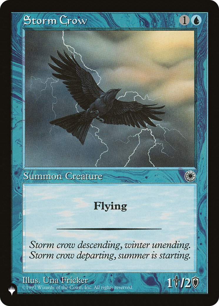 Storm Crow (POR) (LIST-) - The List、Wizards of the Coast、kayou