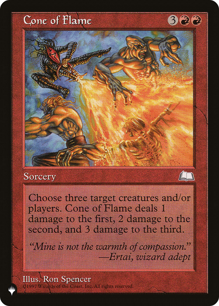 Cone of Flame (LIST-) - The List、Wizards of the Coast、kayou