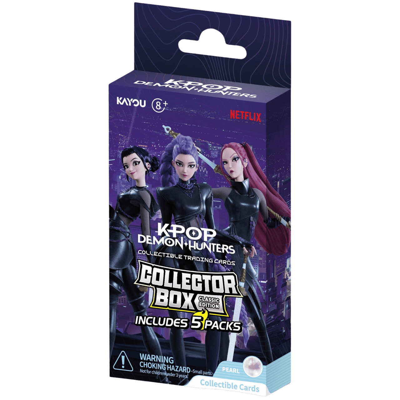KPop Demon Hunters Collectible Cards: Classic Edition 001 - Collector Box (5 Packs)、Kayou Trading Limited、kayou
