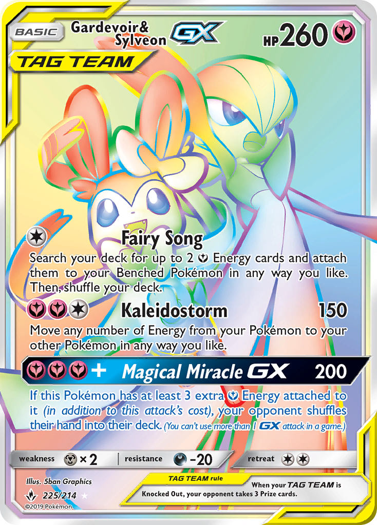 Gardevoir & Sylveon-GX 225/214 - Unbroken Bonds Holofoil (HP)、The Pokémon Company、kayou